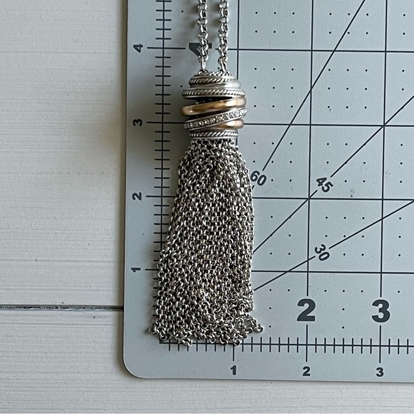 BRIGHTON | Neptune's Rings Tassel 38" - 40" Adjustable 4" Drop Pendant Necklace - Picture 12 of 14